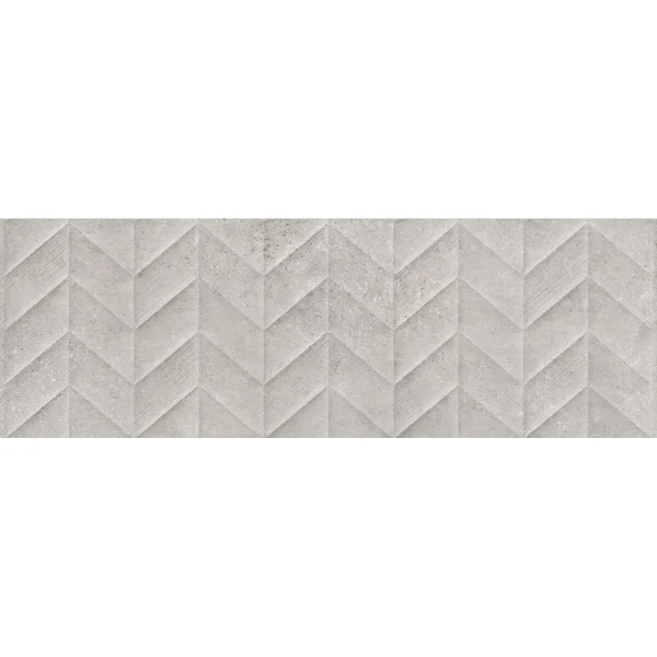 Faianta 3D Marazzi Work Grey, efect beton, 30x90 cm