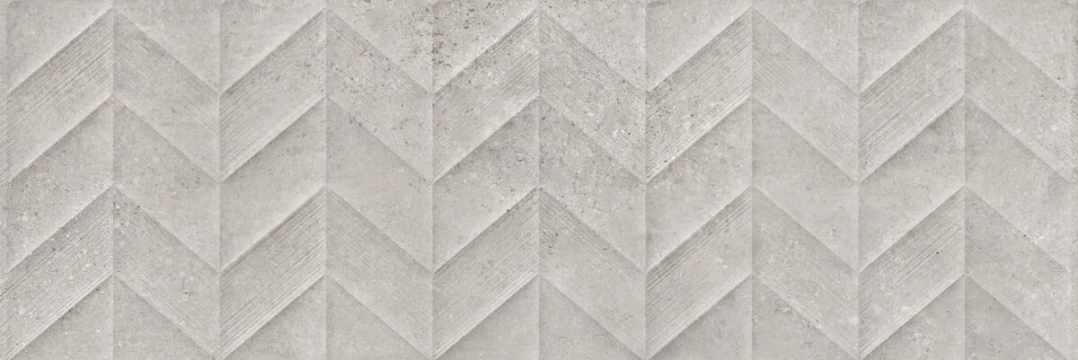 Faianta 3D Marazzi Work Grey, efect beton, 30x90 cm