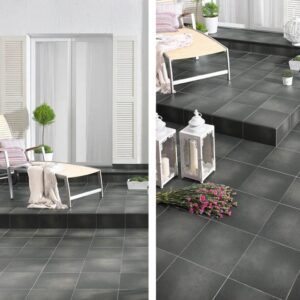 Faianta Klinker Paradyz Semir Grafit 24.5x6.6 cm