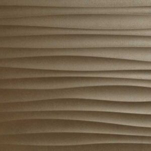 Faianta Maro Rectificata Structurata Marazzi Eclettica Bronze Wave 3D 40X120 cm M1AM