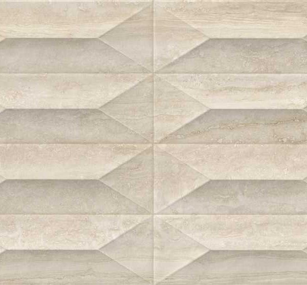 Faianta Maro Rectificata Structurata Marazzi Marbleplay Travertino Gem 3D 30X90 cm M4PG