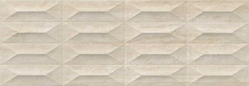 Faianta Maro Rectificata Structurata Marazzi Marbleplay Travertino Gem 3D 30X90 cm M4PG