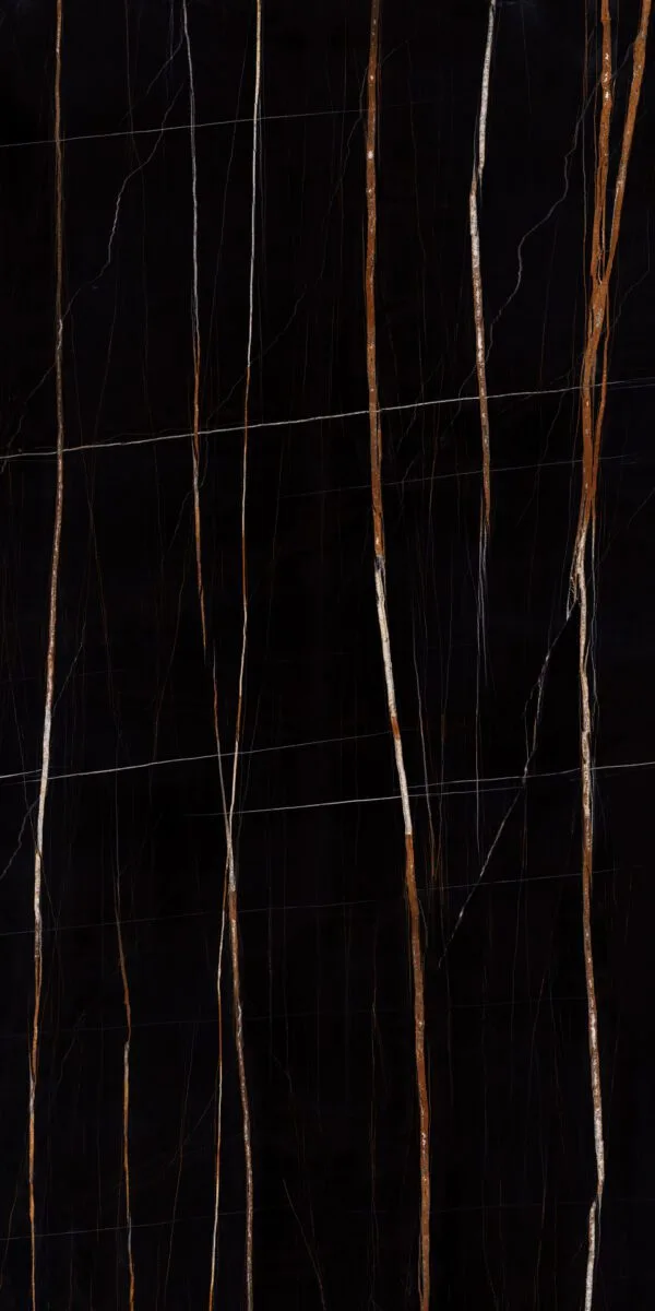 Faianta neagra mata, Grande Marble Look, 160x320x6 cm, Marazzi, M8ZL