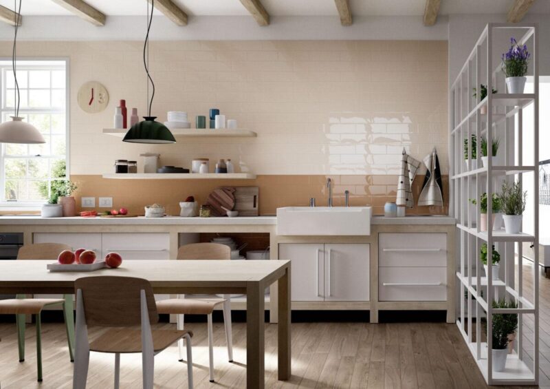 Faianta Portocalie Lucioasa Marazzi Mellow Peach 10X30 cm MMMX - imagine 4
