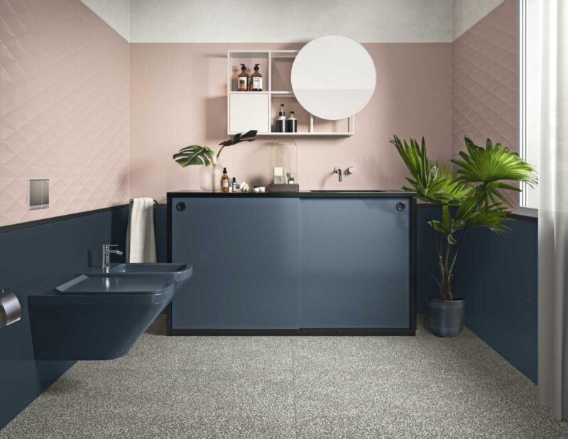 Faianta Roz Rectificata Mata Marazzi Eclettica Rose 40X120 cm M19J - imagine 3