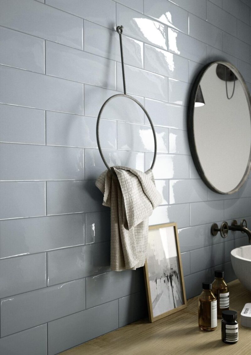 Faianta Verde Lucioasa Marazzi Mellow Indaco 10X30 cm MMN1 - imagine 4