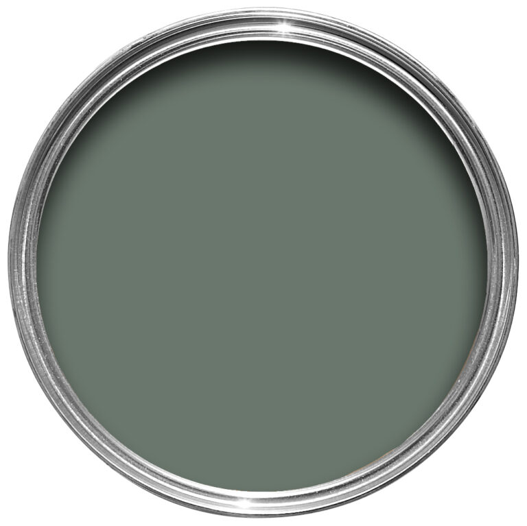 Vopsea verde mata 7 la suta luciu pentru interior Farrow and Ball Mostra Green Smoke No. 47 100 ml