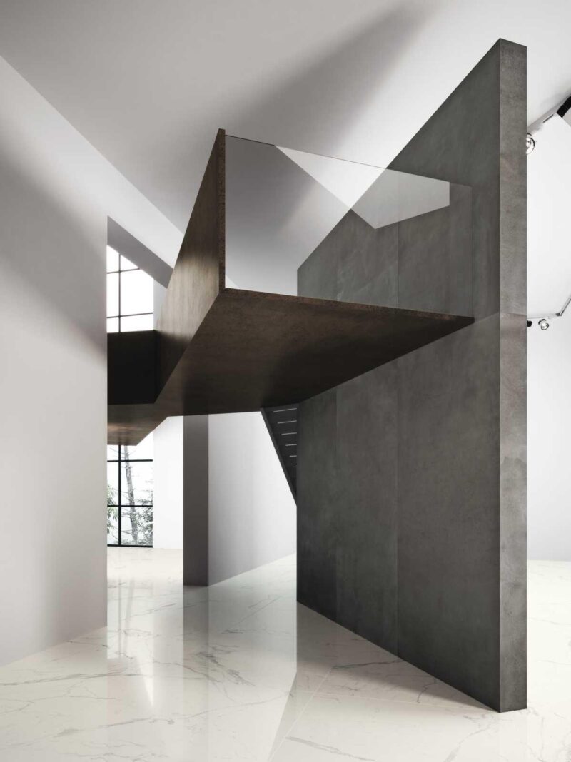 Gresie Alba Rectificata Lucioasa Marazzi Grande Marble Look Statuario Lux 120X120 cm M0G0 - imagine 3