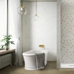 Gresie Alba Rectificata Mata Marazzi Allmarble Calacatta Extra 75X150 cm M4EW