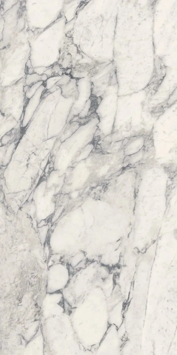 Gresie alba, rectificata mata, Calacatta Extra, 120×240 cm, Marazzi, M1JM