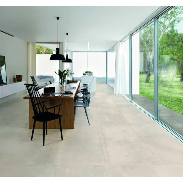 Gresie Alba Rectificata Mata Marazzi Memento Old White 37.5X75 cm M07E
