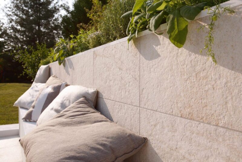 Gresie Alba Structurata Mata Marazzi Multiquartz White 20X20 cm MK82 - imagine 3