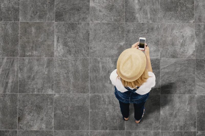 Gresie Antracit Rectificata Structurata Marazzi Rocking Anthracite 30x30 cm M175 - imagine 3