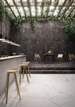 Gresie Antracit Rectificata Structurata Mata Marazzi Allmarble Saint Laurent 60X120 cm MMU0