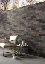 Gresie Argintie Rectificata Structurata Semi-Mata Marazzi Block Silver 30X60 cm MLK1