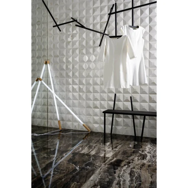 Gresie Bej Lucioasa Marazzi Allmarble Lasazzetto 3D Lux 15X15 cm MMR7