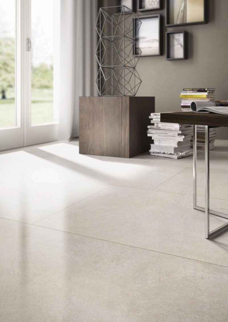 Gresie Bej Rectificata Mata Marazzi Kashmir Bianco Lux 60X120 cm MM0K - imagine 3
