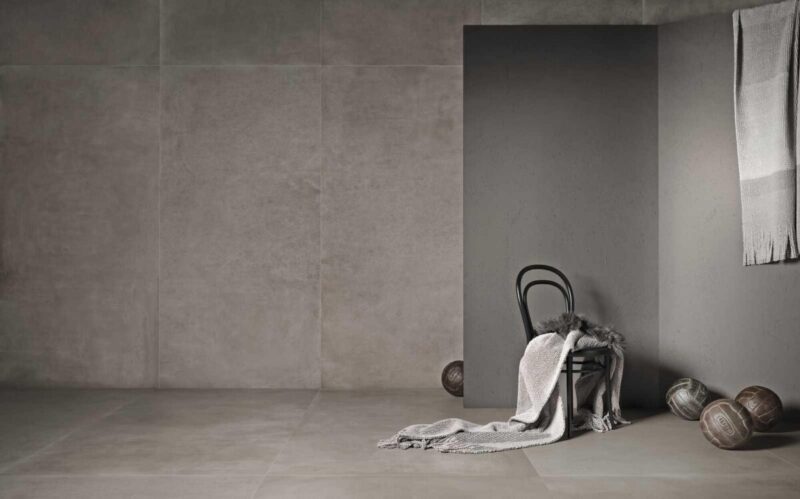 Gresie Gri Rectificata Mata Marazzi Grande Concrete Look Mud 120X120 cm M0GE - imagine 3