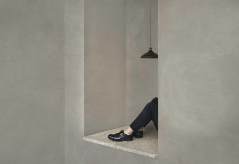 Gresie Gri Rectificata Mata Marazzi Grande Concrete Look Smoke 120X120 cm M0GF - imagine 3