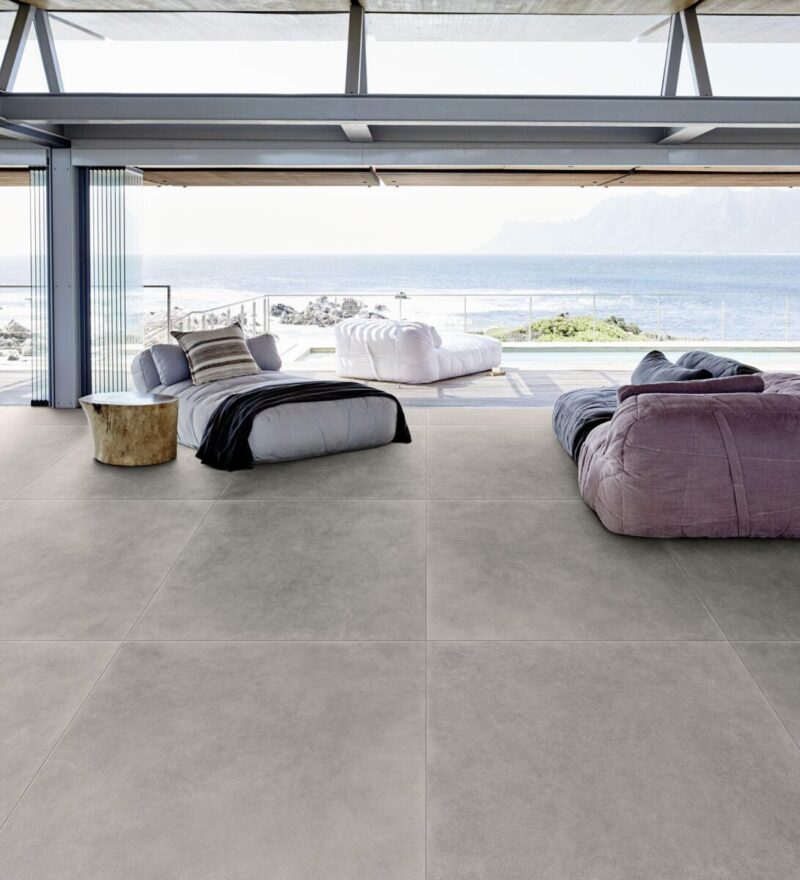 Gresie Gri Rectificata Mata Marazzi Material Light Grey 120X120 cm M0K2 - imagine 3