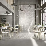 Gresie gri, rectificata, Block, 90×90 cm, Marazzi, MM58