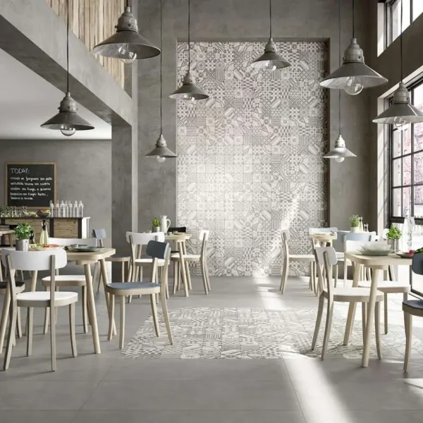 Gresie Gri Rectificata Semi-Mata Marazzi Block Grey 90X90 cm MM58