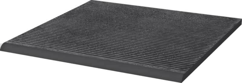 Gresie Klinker Paradyz Bazalto Grafit Treapta Colt 30x30 cm - imagine 2