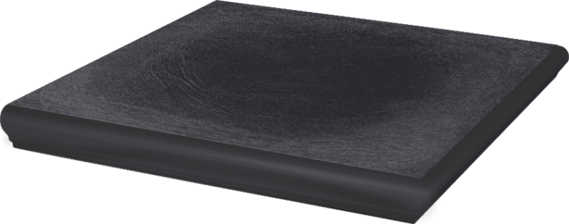 Gresie Klinker Paradyz Bazalto Grafit Treapta Colt 33x33 cm - imagine 2