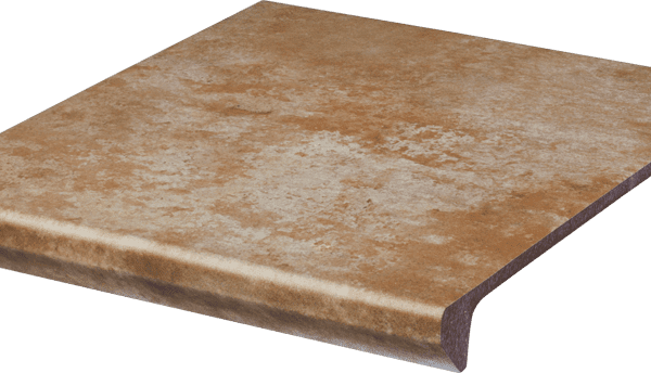 Gresie klinker Paradyz Ilario Ochra treapta, exterior, antiderapanta, rezistenta, 30x33 cm
