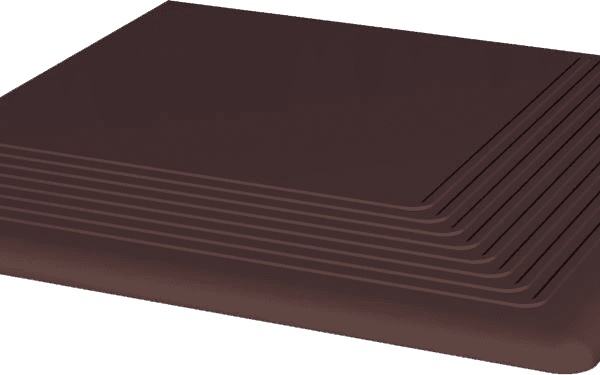 Gresie Klinker Paradyz Natural Brown Treapta Colt 30x30 cm