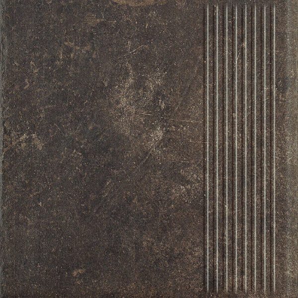 Gresie Klinker Paradyz Scandiano Brown Treapta 30x30 cm
