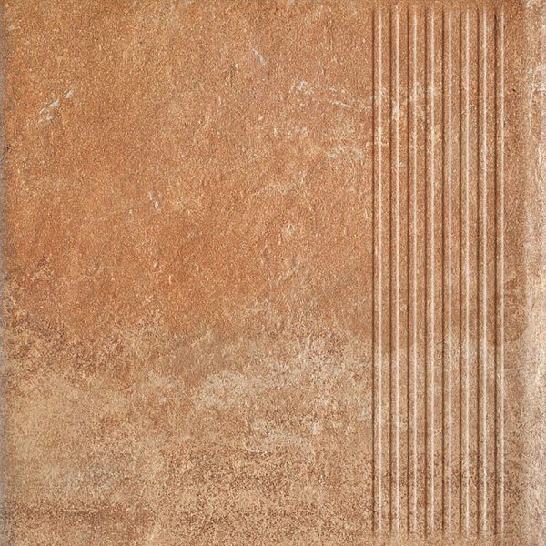 Gresie Klinker Paradyz Scandiano Rosso Treapta 30x30 cm