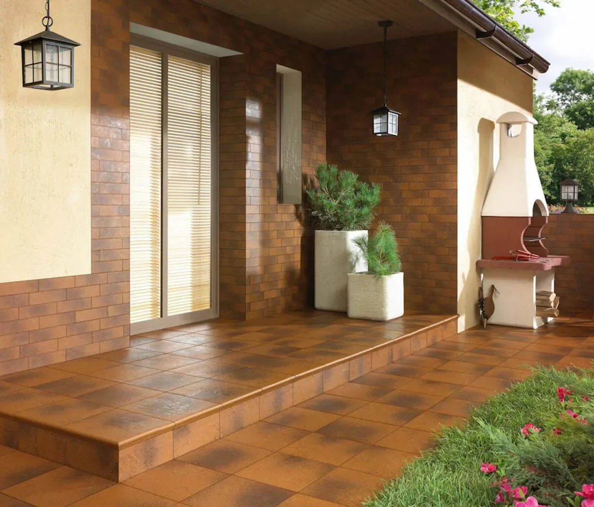 Gresie Klinker Paradyz Semir Beige Treapta 30x33 cm