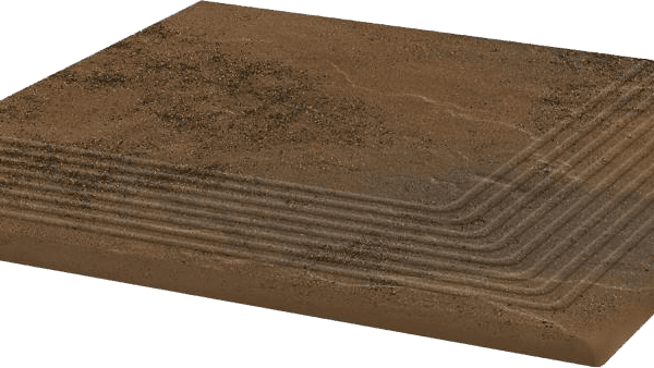 Gresie Klinker Paradyz Semir Beige Treapta Colt 30x30 cm