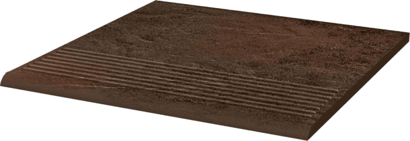 Gresie Klinker Paradyz Semir Brown Treapta 30x30 cm