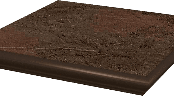 Gresie Klinker Paradyz Semir Brown Treapta Colt 33x33 cm
