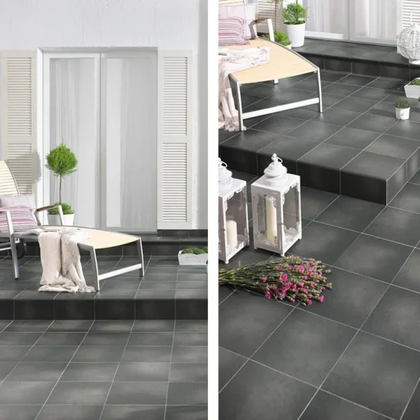 Gresie Klinker Paradyz Semir Grafit 30x30 cm