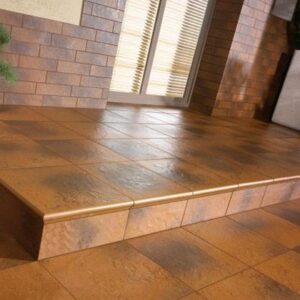 Gresie klinker maro exterior Paradyz, Taurus Brown, 30x30 cm