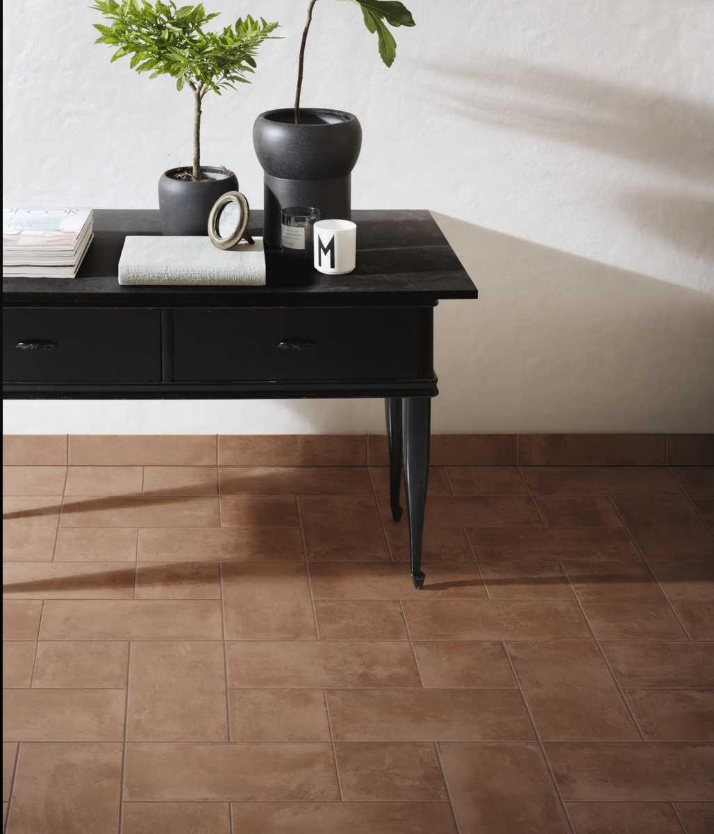 Gresie maro, mata, interior, Marazzi Cotti D'Italia, 15x15 cm