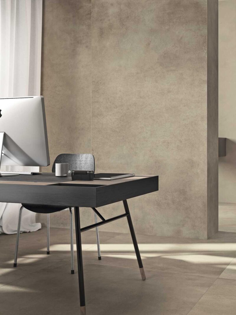 Gresie Maro Rectificata Mata Marazzi Grande Concrete Look Sand 120X120 cm M0GC - imagine 3