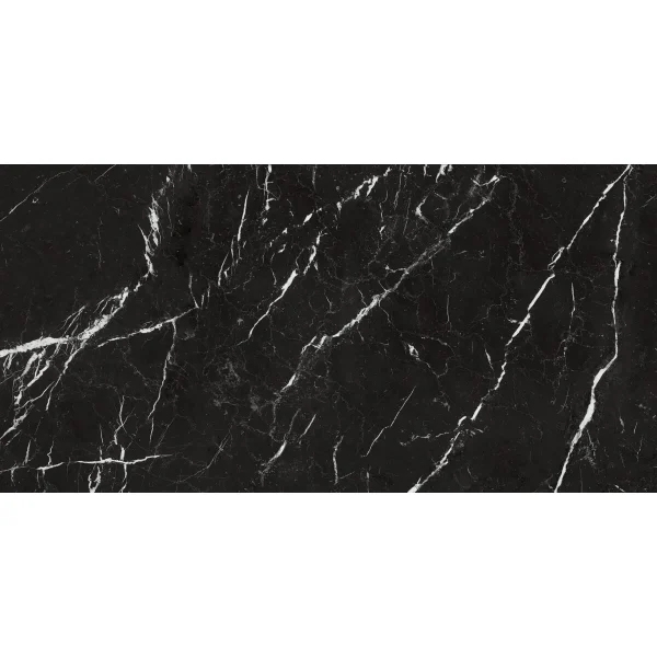 Gresie neagră rectificată lucioasă, Marazzi Allmarble Elegant, 75x150 cm, M393