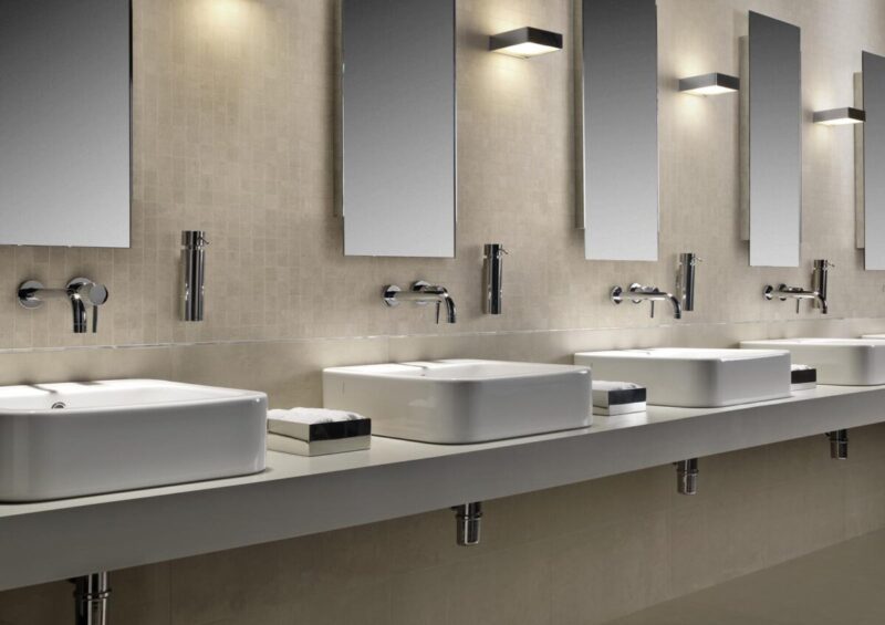 Gresie spatii publice Marazzi Neutro Sabbia Bocciardato 10x60 cm Rectificata M84F - imagine 3