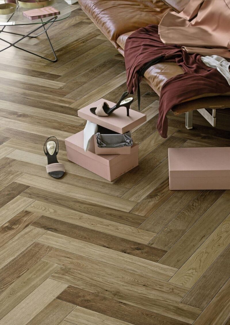Gresie tip parchet Marazzi Treverkfusion Brown 10x70 cm M006 - imagine 4