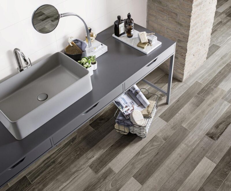 Gresie tip parchet Marazzi Treverkfusion Grey 10x70 cm M007 - imagine 3