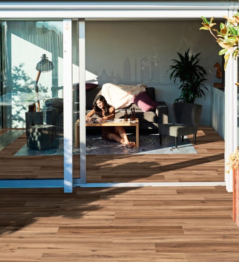 Gresie tip parchet Marazzi Treverkheart Brown Grip 15x90 cm M162 - imagine 3