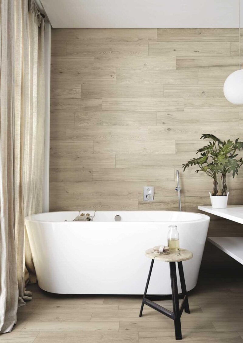 Gresie tip parchet Marazzi Treverklook White 14.5x90 cm Rectificata M5SK - imagine 3