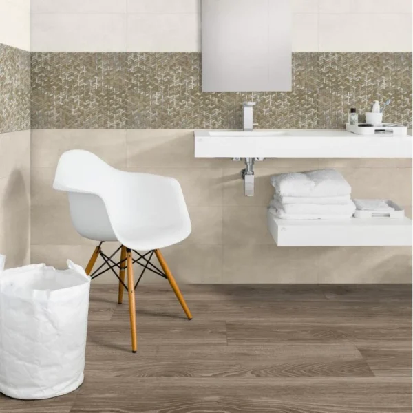 Gresie tip parchet Marazzi Treverkmust Taupe 25x150 cm Rectificata M05H