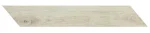 Gresie tip parchet alba, interior, efect lemn, chevron, Treverkmust, Marazzi, 73.2x11.8 cm