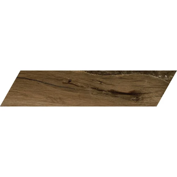 Gresie tip parchet Marazzi Treverksoul Brown Chevron 11x54 cm M0MM