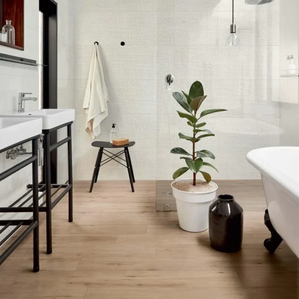 Gresie tip parchet Marazzi, miele, rectificata, Treverkview, 20x120 cm, M0DT